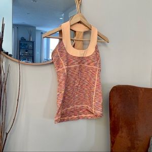 Lululemon Multicoloured Scoop Neck Tank Racerback
